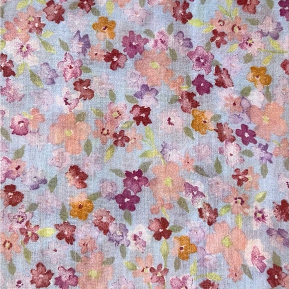 Saks Fifth Avenue Real Clothes 100% Cotton Floral Button Women’s Blouse Size 14 - Picture 9 of 14